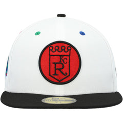 White/Black Kansas City Royals New Era Primary Eye 59FIFTY Fitted Hat