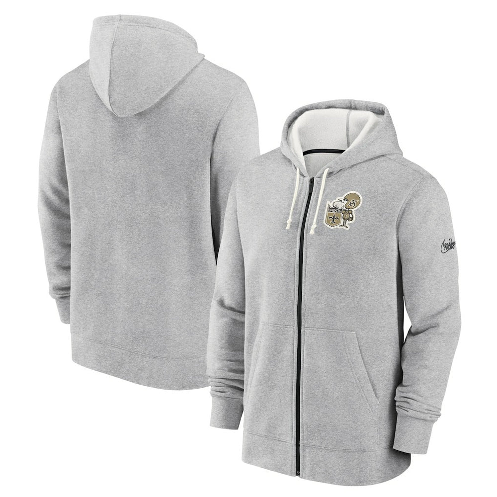 Historic Lifestyle Full-Zip Hoodie - New Orleans Saints Hoodies