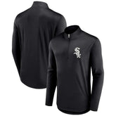 Black Chicago White Sox Fanatics Tough Minded Lightweight Quarter-Zip Pullover