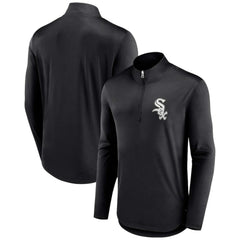 Black Chicago White Sox Fanatics Tough Minded Lightweight Quarter-Zip Pullover