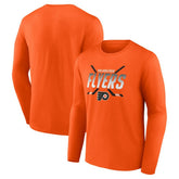 NHL Philadelphia Flyers Fanatics Covert Long Sleeve T-Shirt