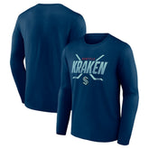 NHL Seattle Kraken Fanatics Covert Long Sleeve T-Shirt