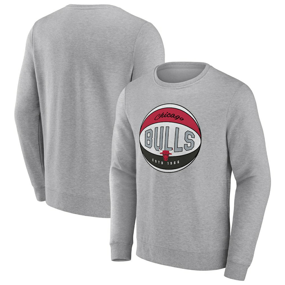 Fanatics Chicago Bulls True Classics Vint Pullover Sweatshirt sale