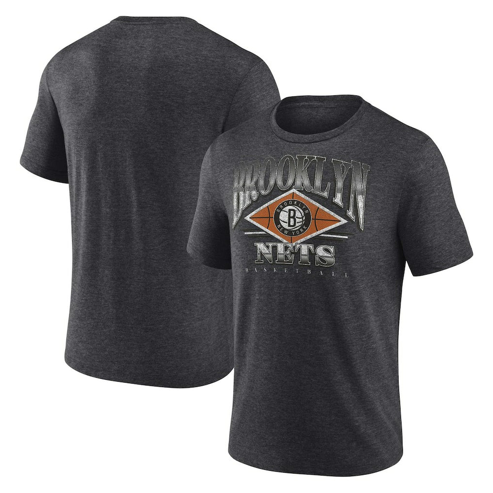 Fanatics Brooklyn Nets True Classics Power Phase Tri-Blend T-Shirt