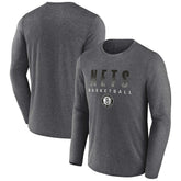 Fanatics Brooklyn Nets Where Legends Play Iconic Practice Long Sleeve T-Shirt