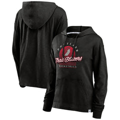Fanatics Portland Trail Blazers Women's Full Steam Slub Hoodie T-Shirt