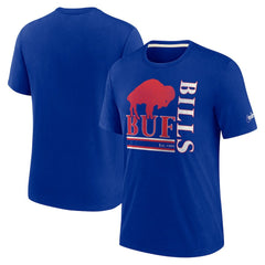 Wordmark Logo Tri-Blend T-Shirt - Buffalo Bills T-shirts