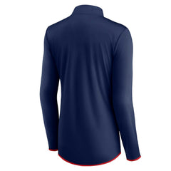 Navy Minnesota Twins Fanatics Women's Worth The Drive Quarter-Zip Jacket