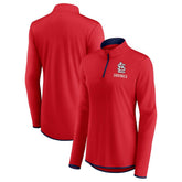 Red St. Louis Cardinals Fanatics Women's Worth The Drive Quarter-Zip Jacket