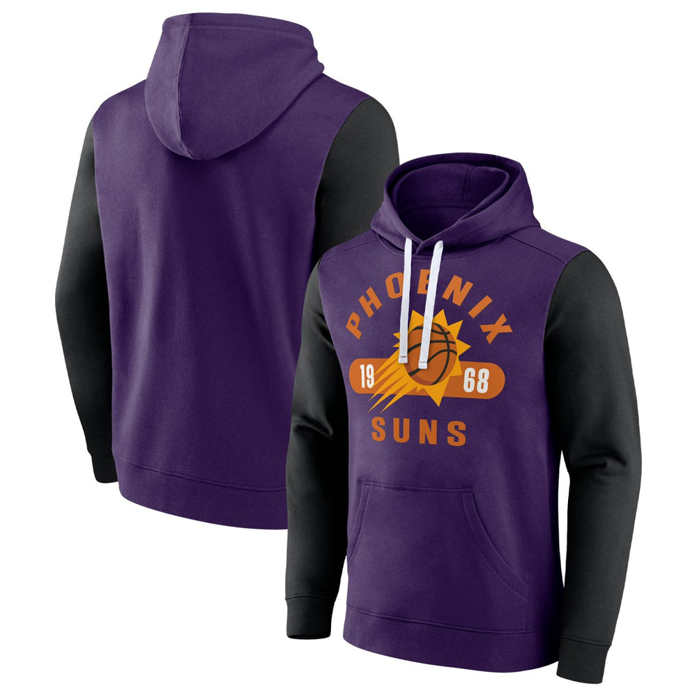 Fanatics Phoenix Suns Attack Colorblock Pullover Hoodie