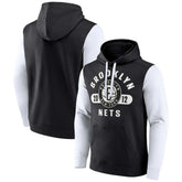 Fanatics Brooklyn Nets Attack Colorblock Pullover Hoodie