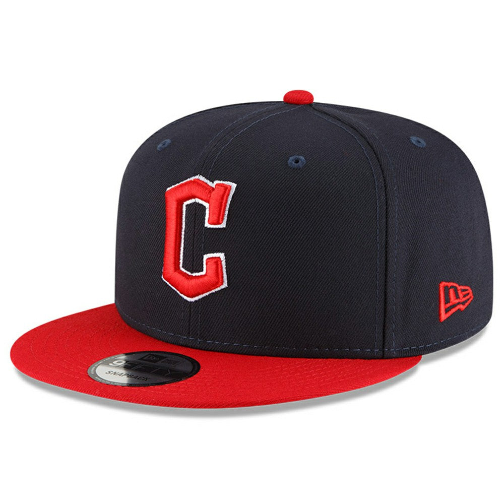 Navy/Red Cleveland Guardians New Era Team Color 9FIFTY Snapback Adjustable Hat