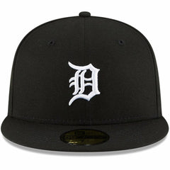 Black Detroit Tigers New Era Logo 59FIFTY Fitted Hat