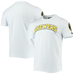 White Milwaukee Brewers Pro Standard Team Logo T-Shirt