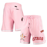 Pink Houston Astros Pro Standard Logo Club Shorts