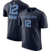 Nike Ja Morant Memphis Grizzlies Icon 2022/23 Name & Number T-Shirt
