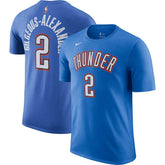 Nike Shai Gilgeous-Alexander Oklahoma City Thunder Icon 2022/23 Name & Number T-Shirt