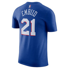 Nike Joel Embiid Philadelphia 76ers Icon 2022/23 Name & Number T-Shirt