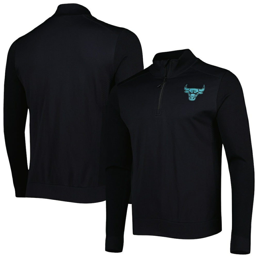 Chicago Bulls Levelwear Nano Engineered Knit Fabric Quarter-Zip Jacket