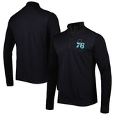 Philadelphia 76ers Levelwear Nano Engineered Knit Fabric Quarter-Zip Jacket