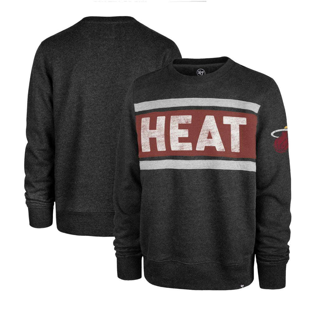 47 brand Miami Heat '47 Tribeca Emerson Pullover Sweatshirt