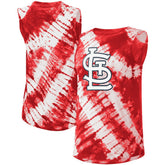 Red St. Louis Cardinals Touch Women's Money Ball Tie-Dye Tank Top