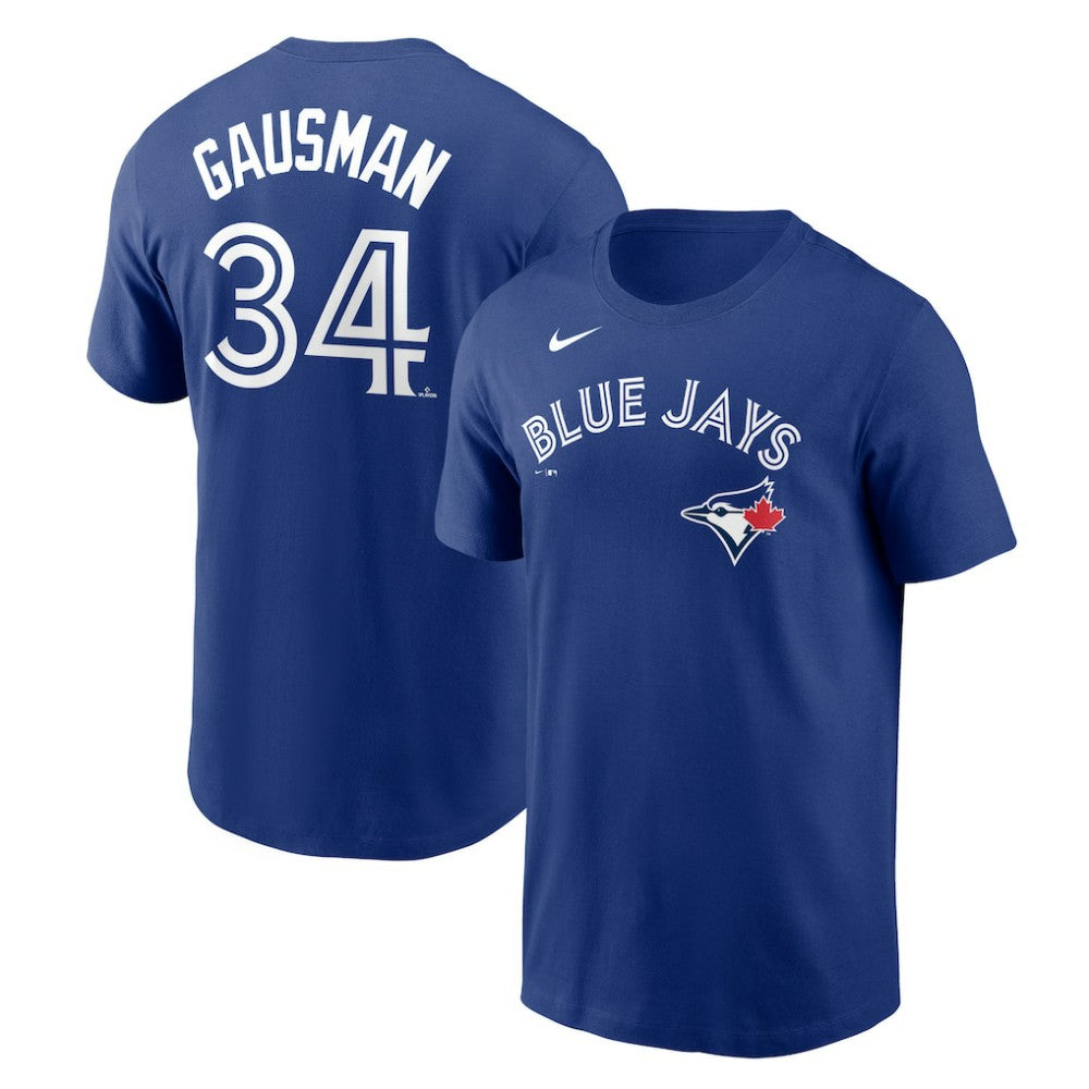 Navy Kevin Gausman Toronto Blue Jays Nike Name & Number T-Shirt