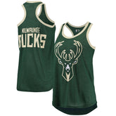 Milwaukee Bucks G-III Sports by Carl Banks Women's Showdown Scoop-Neck Racerback Tank Top