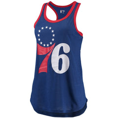 Philadelphia 76ers G-III Sports by Carl Banks Women's Showdown Scoop-Neck Racerback Tank Top