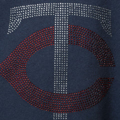 Navy Minnesota Twins DKNY Sport Women's Carrie Pullover Sweatshirt