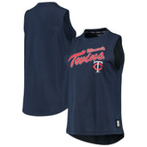 Navy Minnesota Twins DKNY Sport Women's Marcie Tank Top