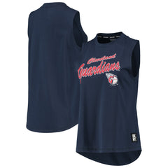 Navy Cleveland Guardians DKNY Sport Women's Marcie Tank Top