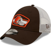 Logo Patch Trucker 9FORTY Snapback Hat - Cleveland Browns Hats