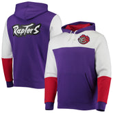 Mitchell & Ness Toronto Raptors Hardwood Classics Fusion 2.0 Colorblock Pullover Hoodie