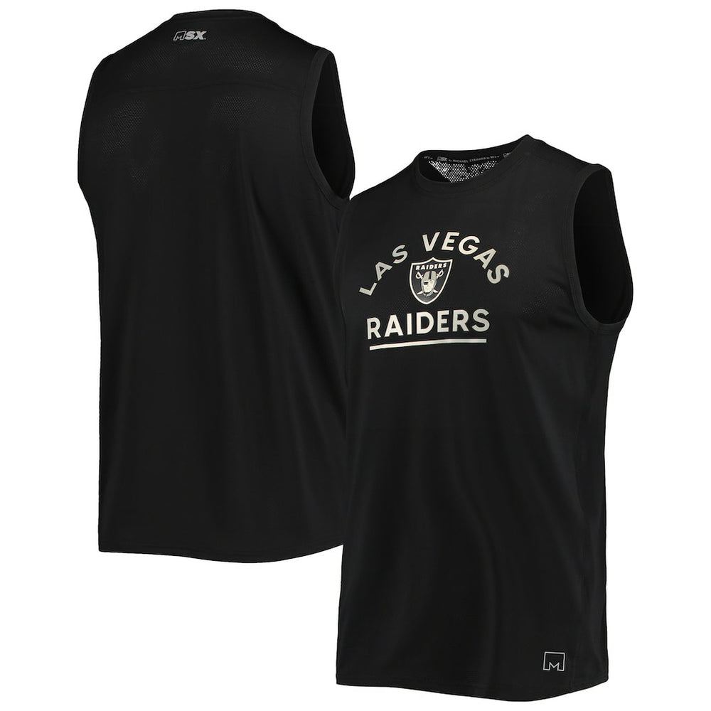 MSX by Michael Strahan Rebound Tank Top - Las Vegas Raiders Tops