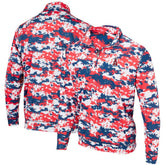 Red Los Angeles Angels Digital Camo Performance Quarter-Zip Pullover Jacket