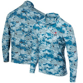 Royal Toronto Blue Jays Digital Camo Performance Quarter-Zip Pullover Jacket