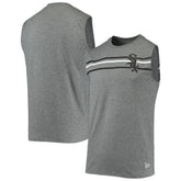 Heathered Gray Chicago White Sox New Era Muscle Tank Top