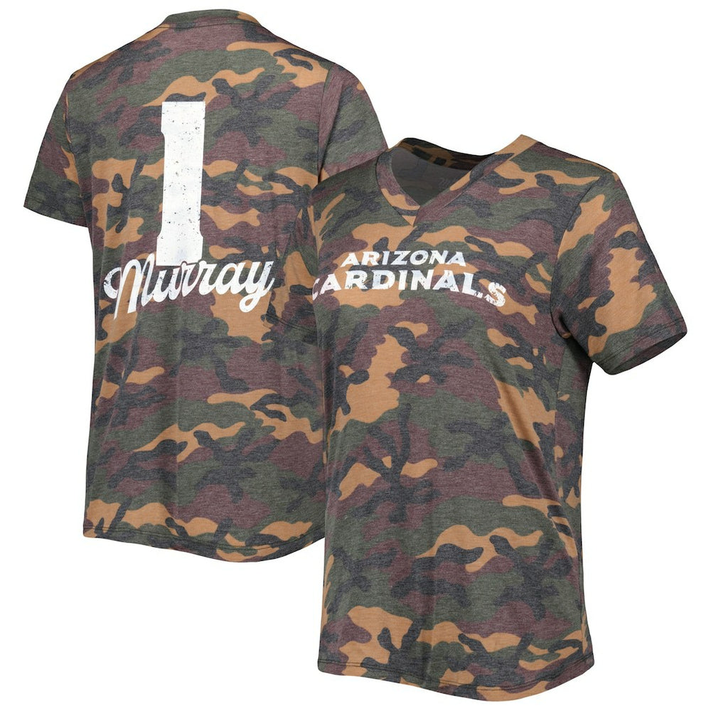 Kyler Murray Majestic Threads Women's Name & Number V-Neck Tri-Blend T-Shirt - Arizona Cardinals T-shirts