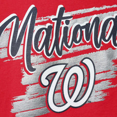 Red Washington Nationals Girls Youth Dream Scoop-Neck T-Shirt