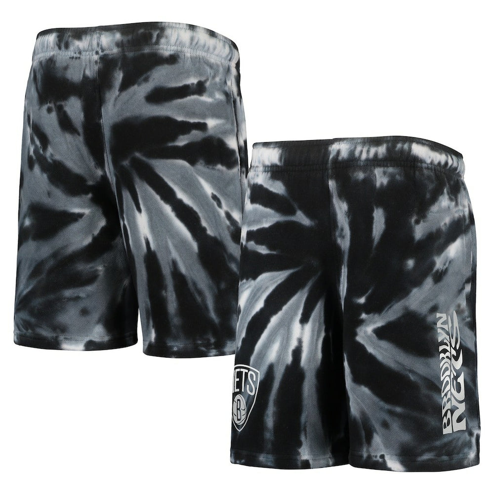 Brooklyn Nets Youth Santa Monica Tie-Dye Shorts