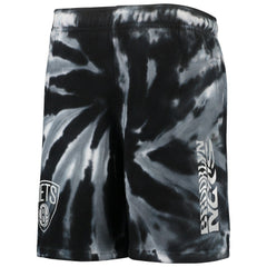 Brooklyn Nets Youth Santa Monica Tie-Dye Shorts