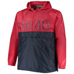 NHL Washington Capitals Big & Tall Anorak Half-Zip Pullover Hoodie