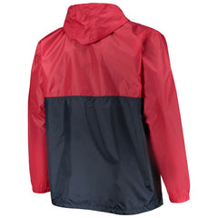 NHL Washington Capitals Big & Tall Anorak Half-Zip Pullover Hoodie