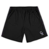 Black Colorado Rockies Big & Tall Mesh Shorts