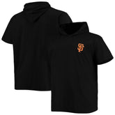 Black San Francisco Giants Big & Tall Jersey Short Sleeve Pullover Hoodie T-Shirt