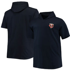 Navy Minnesota Twins Big & Tall Jersey Short Sleeve Pullover Hoodie T-Shirt