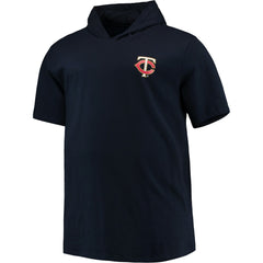 Navy Minnesota Twins Big & Tall Jersey Short Sleeve Pullover Hoodie T-Shirt