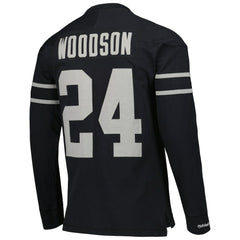 Charles Woodson Oakland Raiders Retired Player Name & Number Long Sleeve Top - Las Vegas Raiders Tops