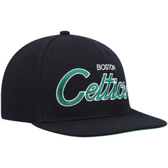 Mitchell & Ness Boston Celtics Hardwood Classics Script 2.0 Snapback Hat